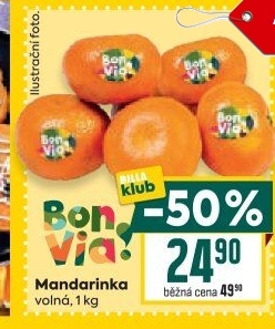 Mandarinky Billa Bonvia
