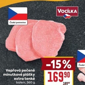 Vepřová pečeně bez kosti Vocílka