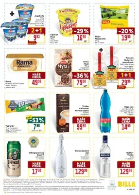 akční leták BILLA 22.10.2025-28.10.2025