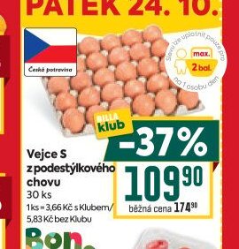 Vejce z podestýlkového chovu 30 ks