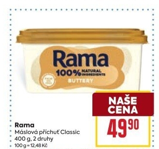 Margarín máslová příchuť Rama
