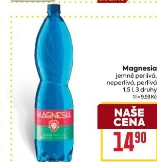 Přírodní voda Magnesia