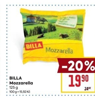 Sýr Mozzarella Billa
