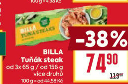 Tuňák steak Billa