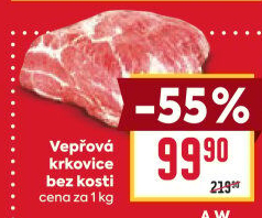 Vepřová krkovice bez kosti