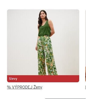 % VÝPRODEJ Ženy