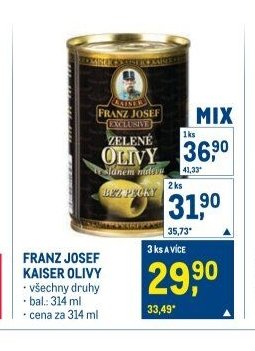 FRANZ JOSEF KAISER OLIVY