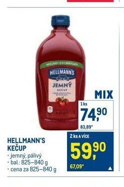 HELLMANN'S KEČUP
