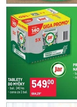 Jar tablety do myčky