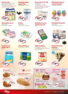 akční leták CBA 29.10.2025-9.11.2025