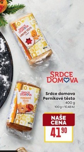 Srdce domova Perníkové těsto 400 g