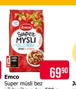 Emco Super müsli bez přidaného cukru 500 g