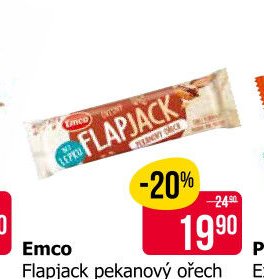 Emco Flapjack pekanový ořech nebo hořká čokoláda 45 g