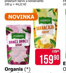 Organis sušené dračí ovoce maracuja 250 g