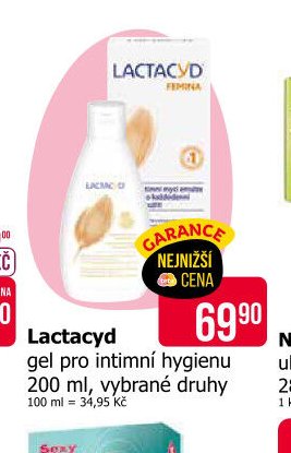 Lactacyd gel pro intimní hygienu