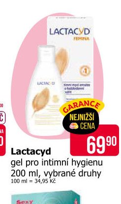 Lactacyd gel pro intimní hygienu