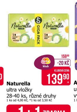 Naturella ultra vložky