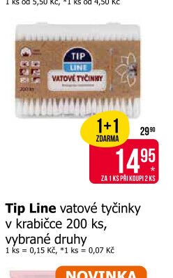 Tip Line vatové tyčinky
