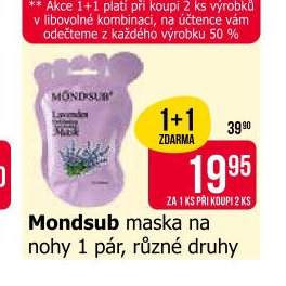 Mondsub maska na nohy