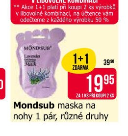 Mondsub maska na nohy