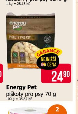 Energy Pet piškoty pro psy 70 g