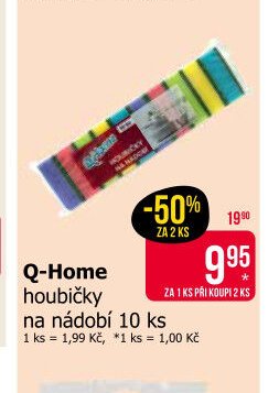 Q-Home houbičky na nádobí 10 ks