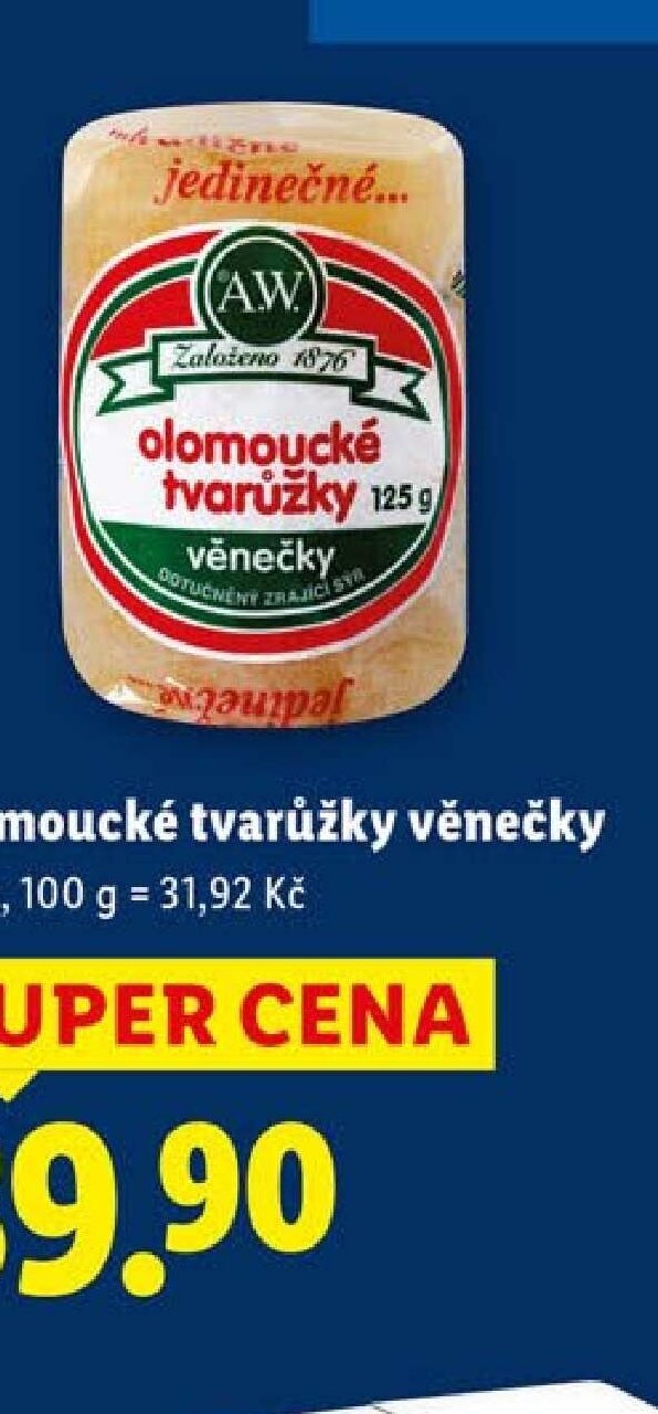 Olomoucké tvarůžky věnečky
