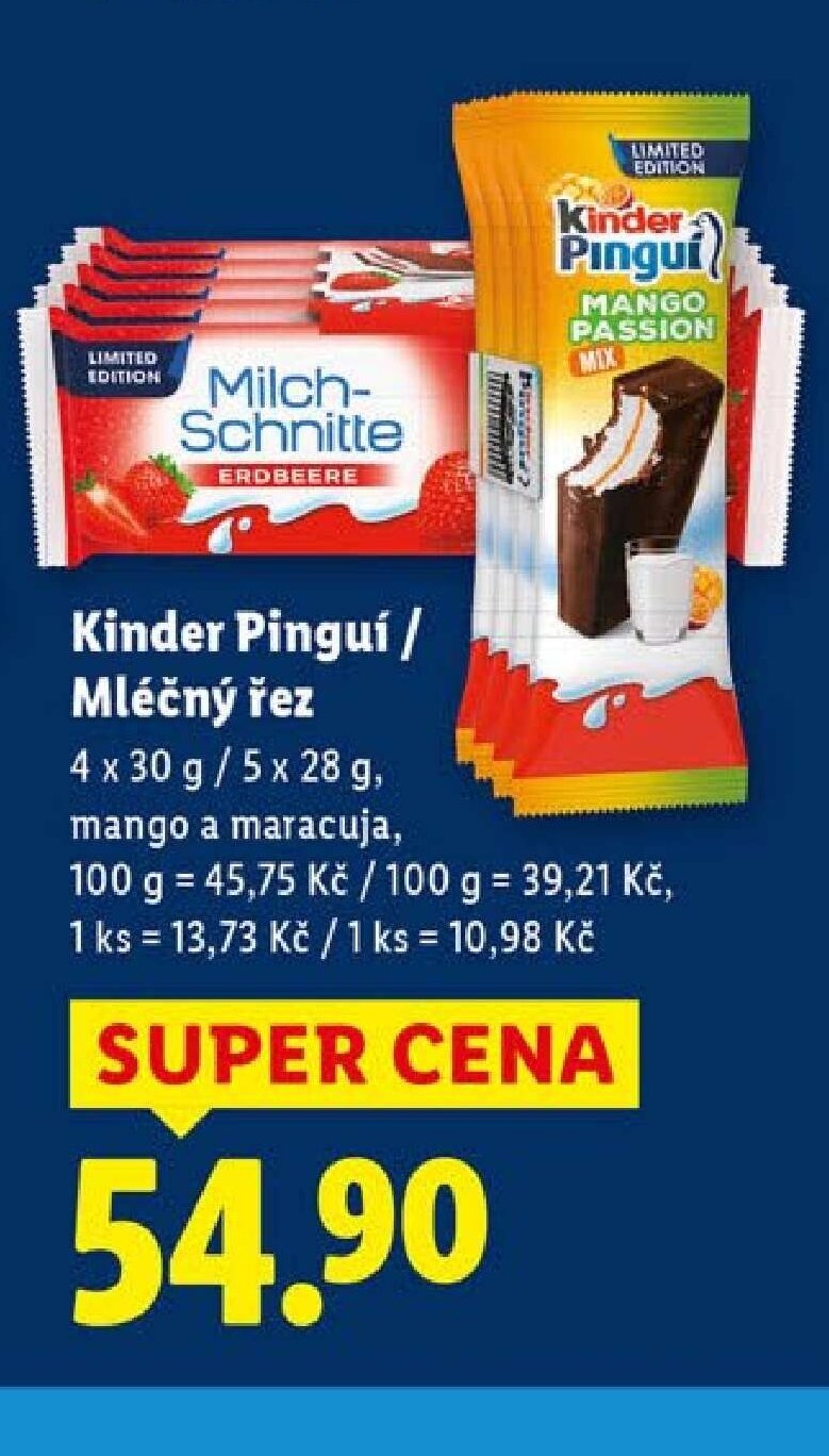 Kinder Pinguí / Mléčný řez