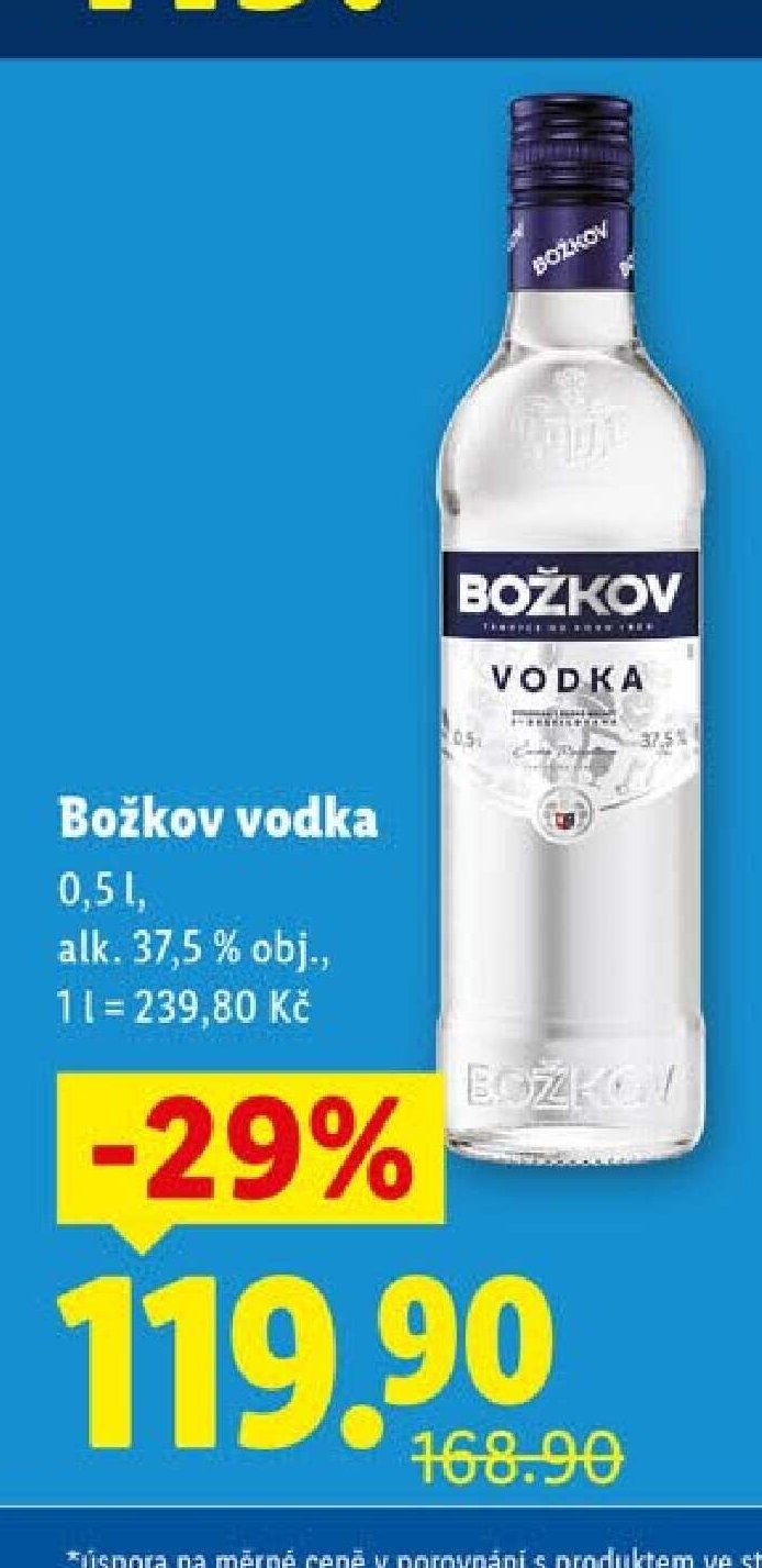 Božkov vodka 0,5 l