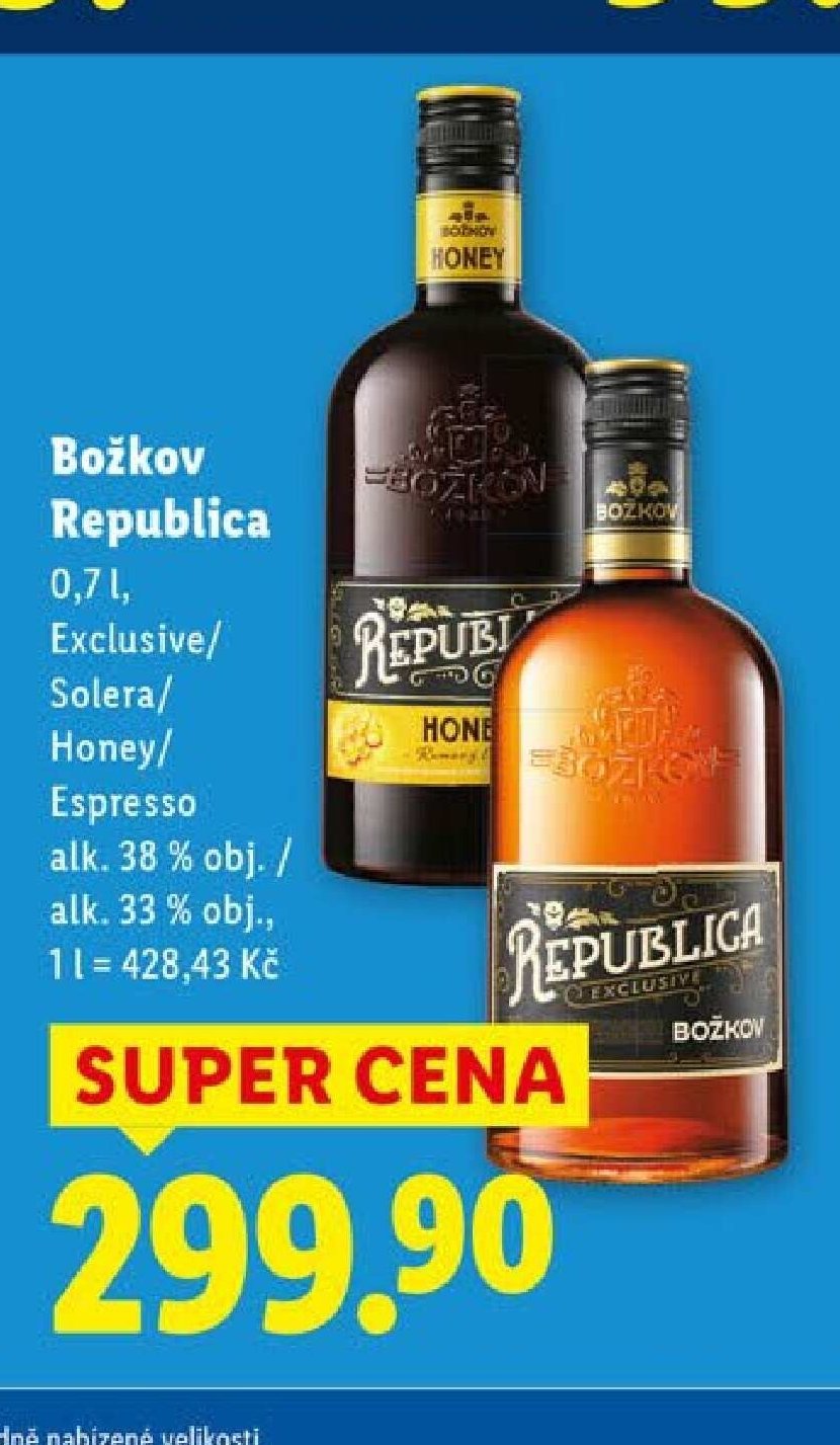 Božkov Republica 0,7 l