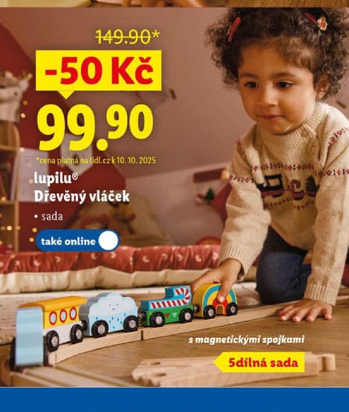 lupilu Dřevěný vláček
