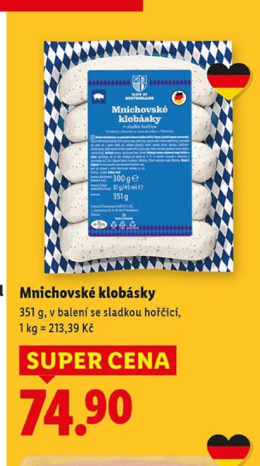 Mnichovské klobásky