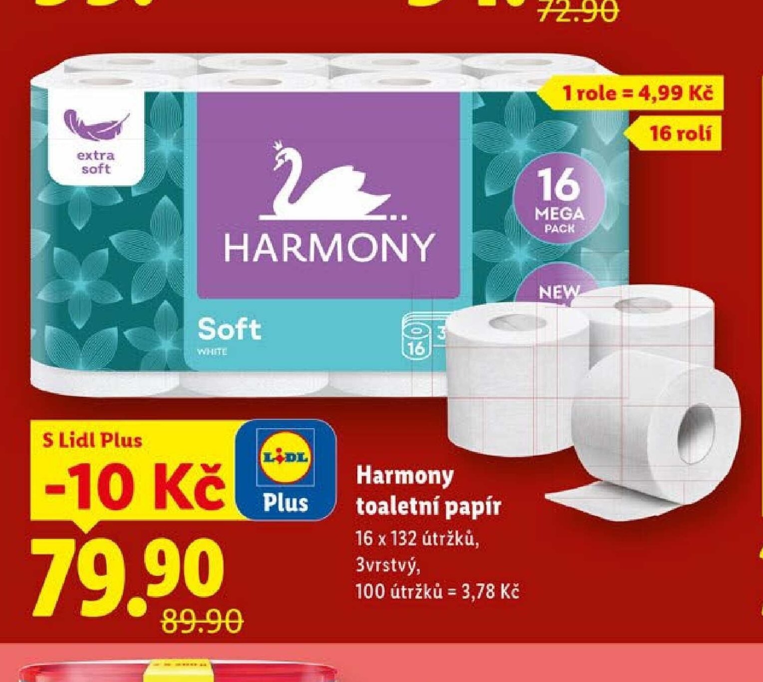 Harmony toaletní papír