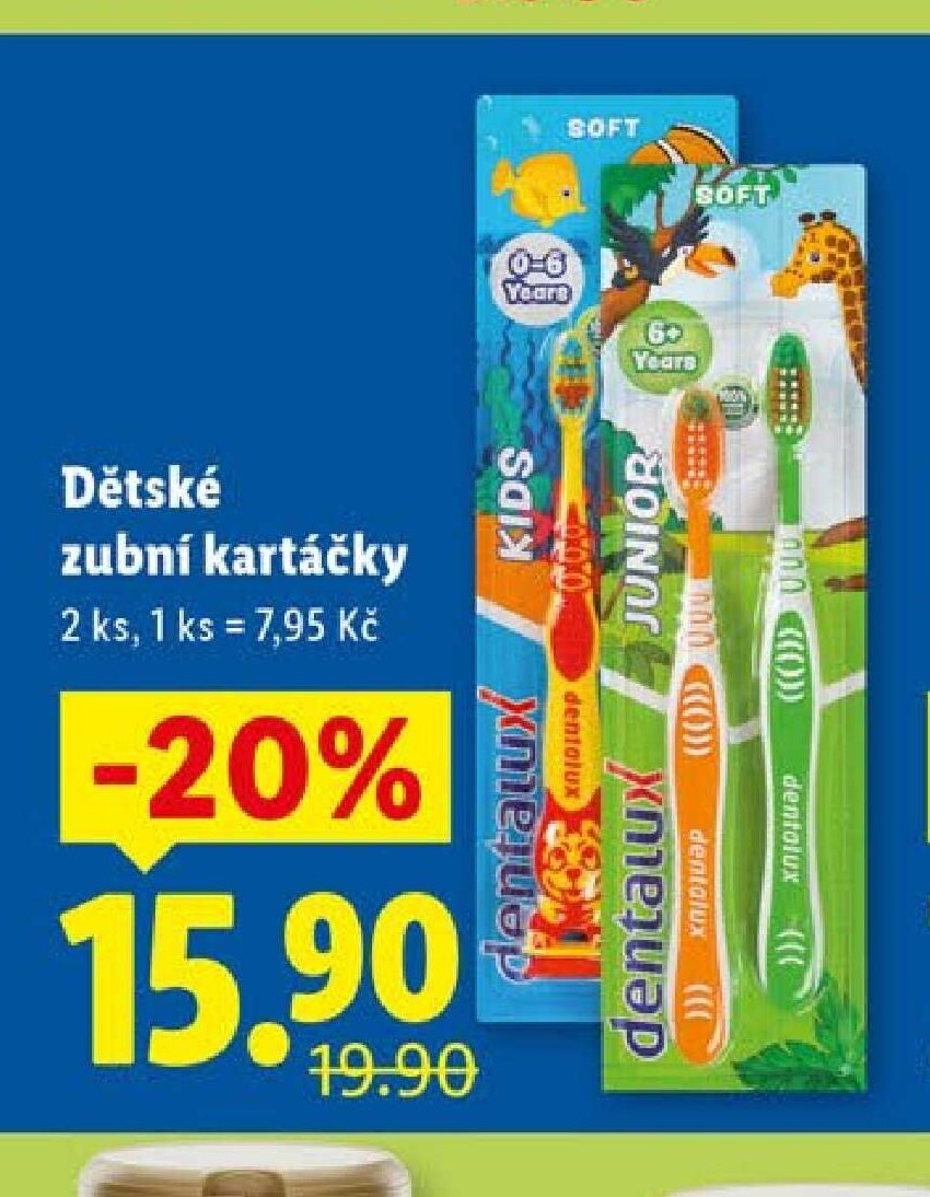 Dětské zubní kartáčky