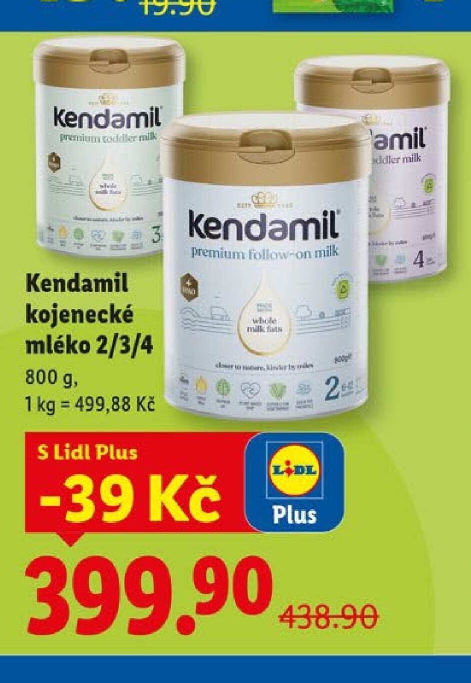 Kendamil kojenecké mléko 2/3/4
