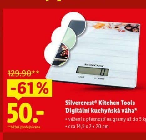 Silvercrest Kitchen Tools Digitální kuchyňská váha