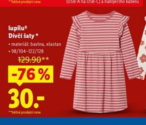 Lupilu Dívčí šaty