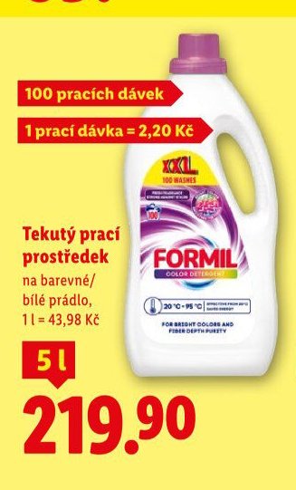 Tekutý prací prostředek Formil