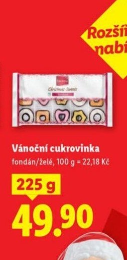 Vánoční cukrovinka
