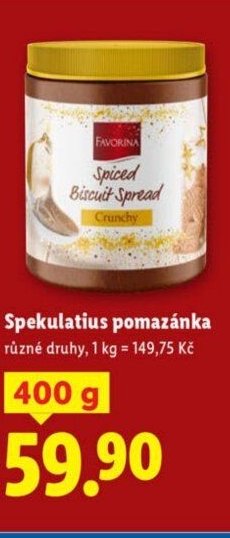 Spekulatius pomazánka