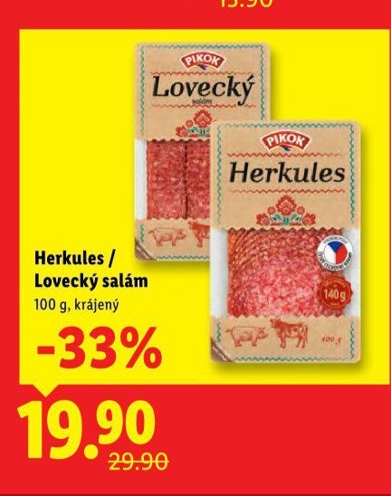 Pikok Herkules / Lovecký salám