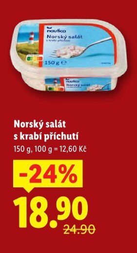 Nautica Norský salát s krabí příchutí