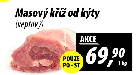 Masový kříž od kýty vepřový