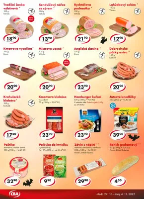 akční leták CBA 29.10.2025-4.11.2025