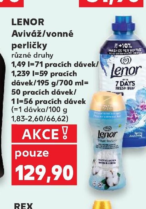 Lenor Aviváž/vonné perličky