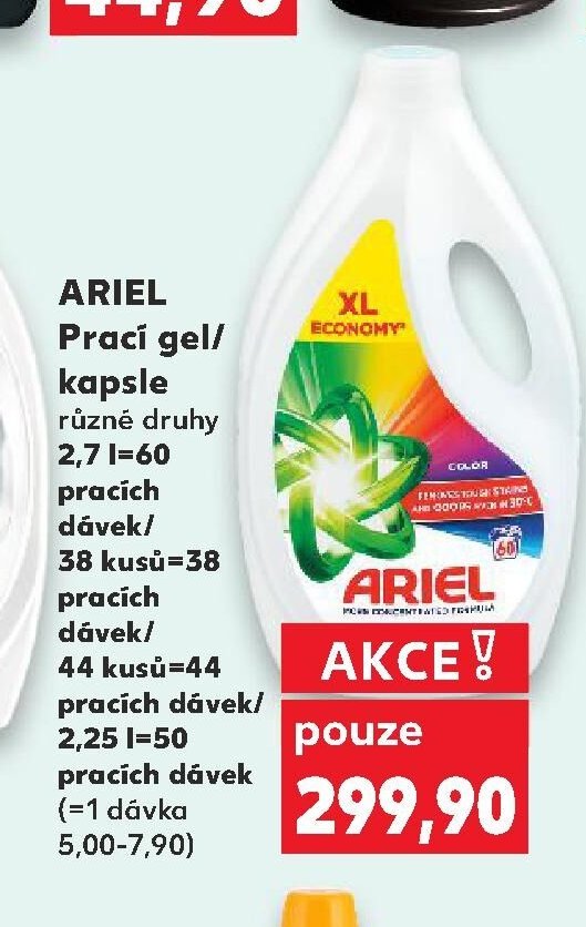 Ariel Prací gel/kapsle