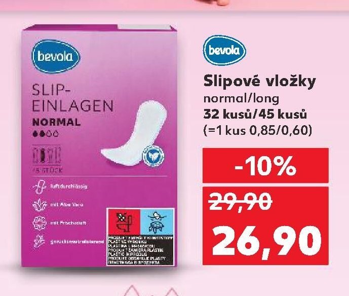 bevola SLIP-EINLAGEN NORMAL