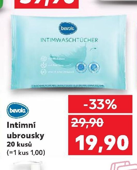 bevola INTIMWASCHTÜCHER 20 kusů