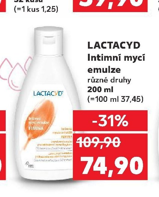 LACTACYD Intimní mycí emulze 200 ml