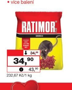 Ratimor nástraha na hlodavce 150 g